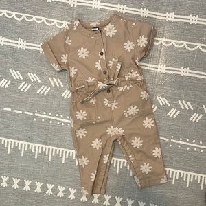 Old Navy Short sleeve printed canvas utility one piece